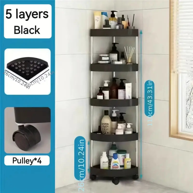 منظم زاوية الحمام من خمس طوابق