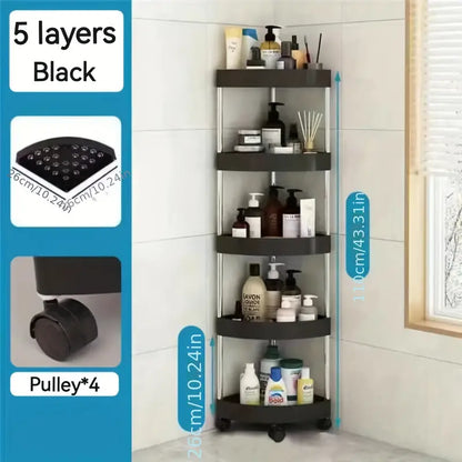 منظم زاوية الحمام من خمس طوابق